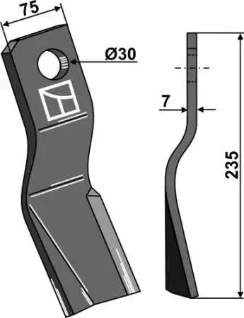 Schlegel 235x75mm